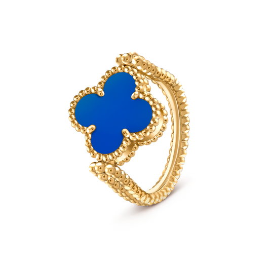 טבעת אלאמברה וינטג' דו-צדדית